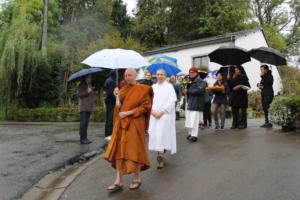 Kathina robe procession